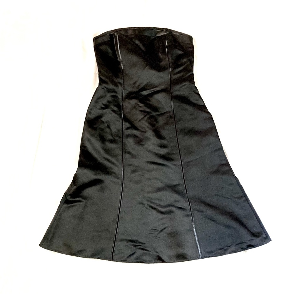 Super Cute Ann Taylor black strapless dress